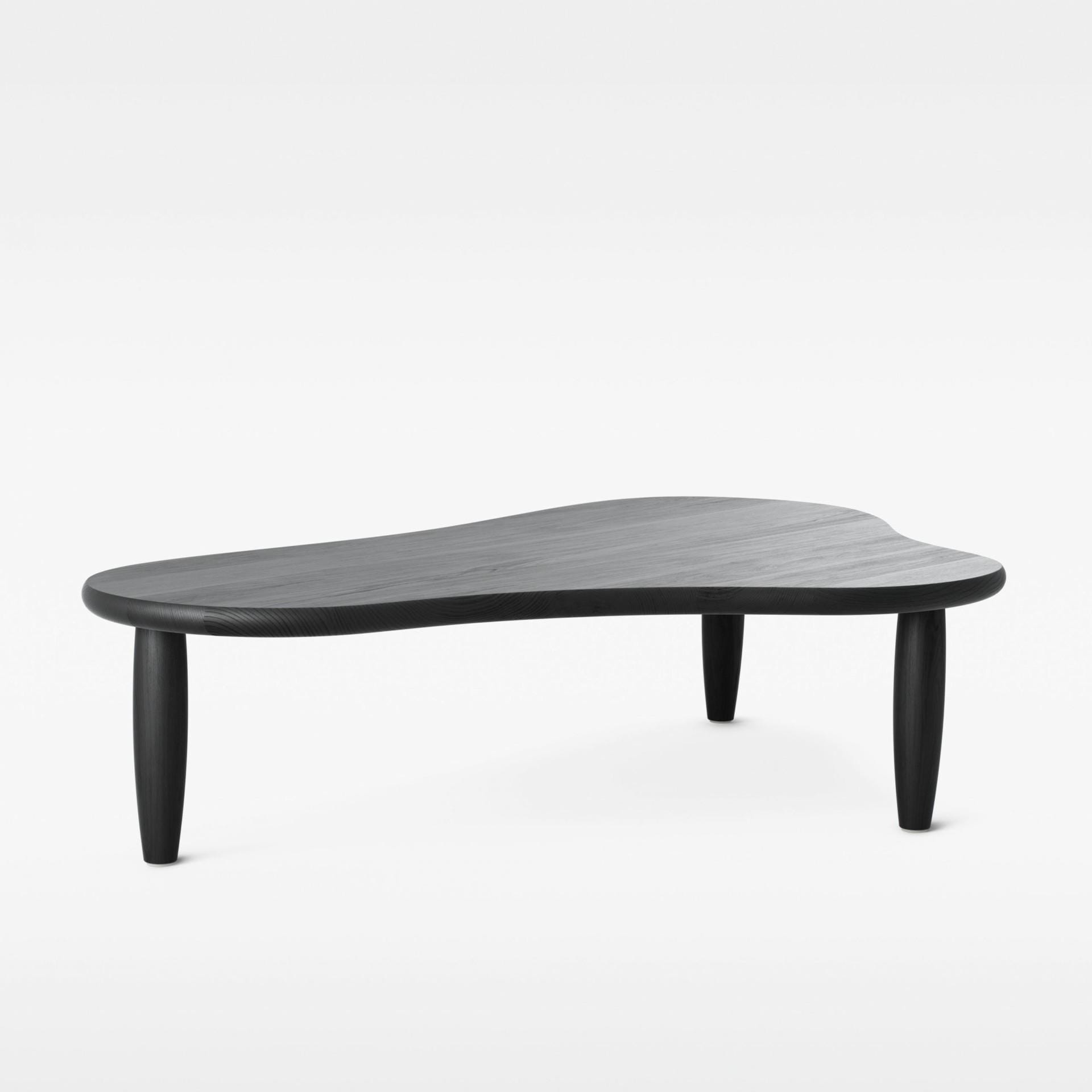 Massproductions PUDDLE coffee table, black ash - Image 2