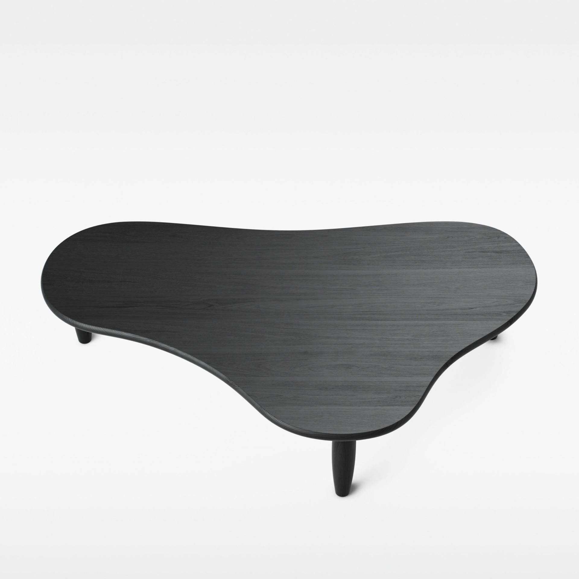 Massproductions PUDDLE coffee table, black ash - Image 3