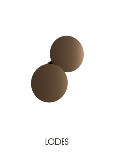 Lodes PUZZLE ROUND -seinävalaisin, double