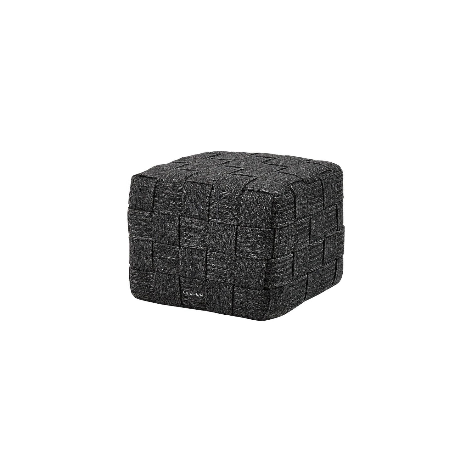 Cane-line CUBE -footstool, dark grey