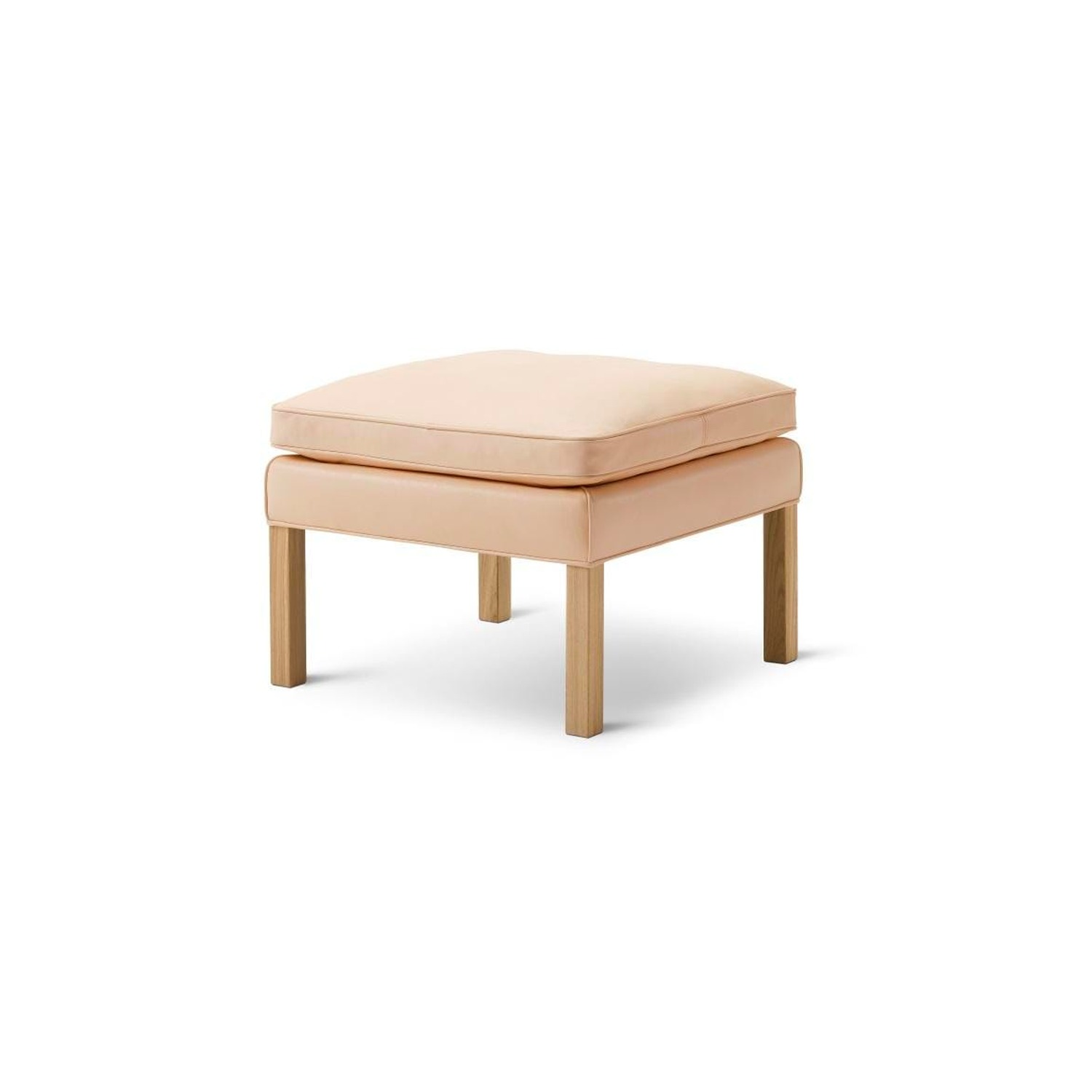 Fredericia MOGENSEN 2202 ottoman, natural leather