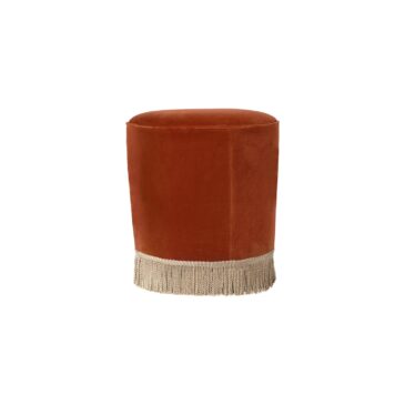 GUBI POUFFE Ø38 cm, rusty red
