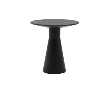 Andreu World REVERSE TP -sivupöytä Ø55cm, musta ME5891