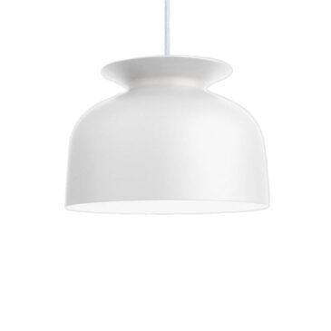 GUBI RONDE Ø40cm -riippuvalaisin, valkoinen