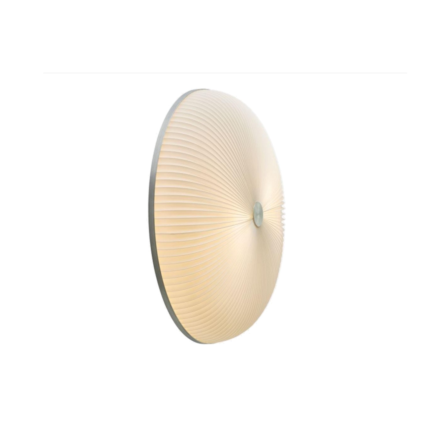 Le Klint LAMELLA, seinä-/kattovalaisin, Ø50 cm, valkoinen/alumiini