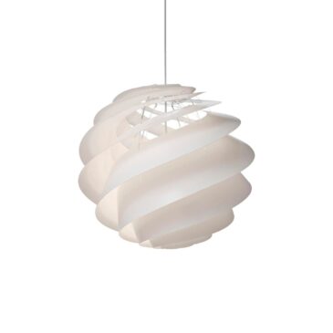 Le Klint SWIRL 3 M -riippuvalaisin, valkoinen
