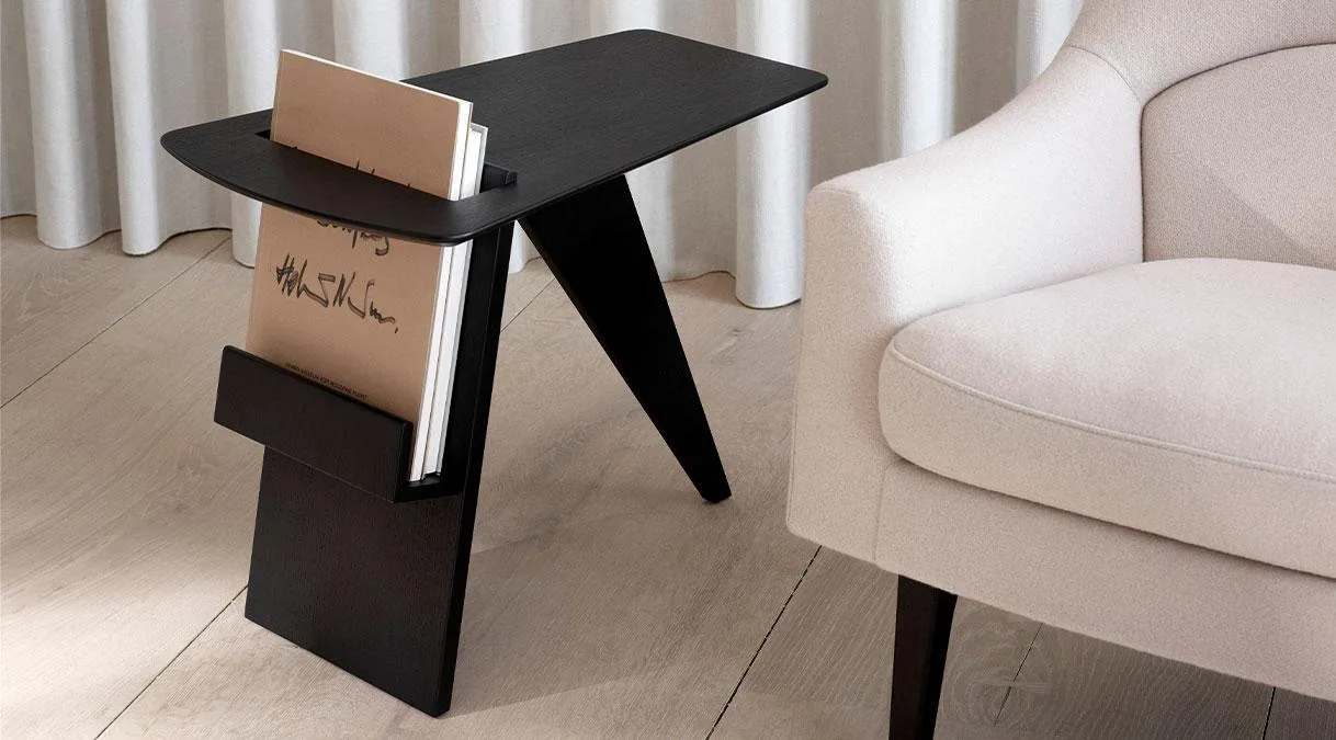 Fredericia 6500 magazine table, black oak - Image 6