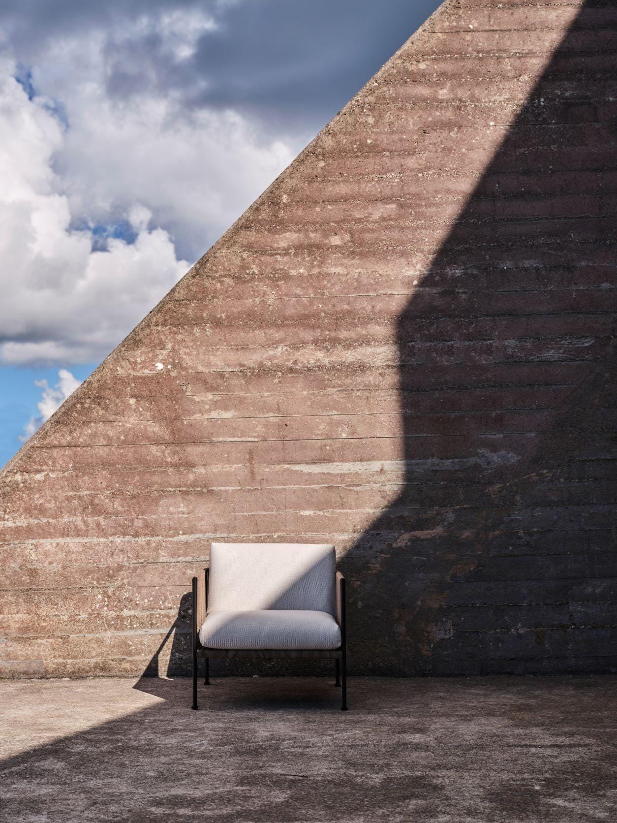 Röshults GARDEN ANTIBES -armchair, sand / off-white - Image 6