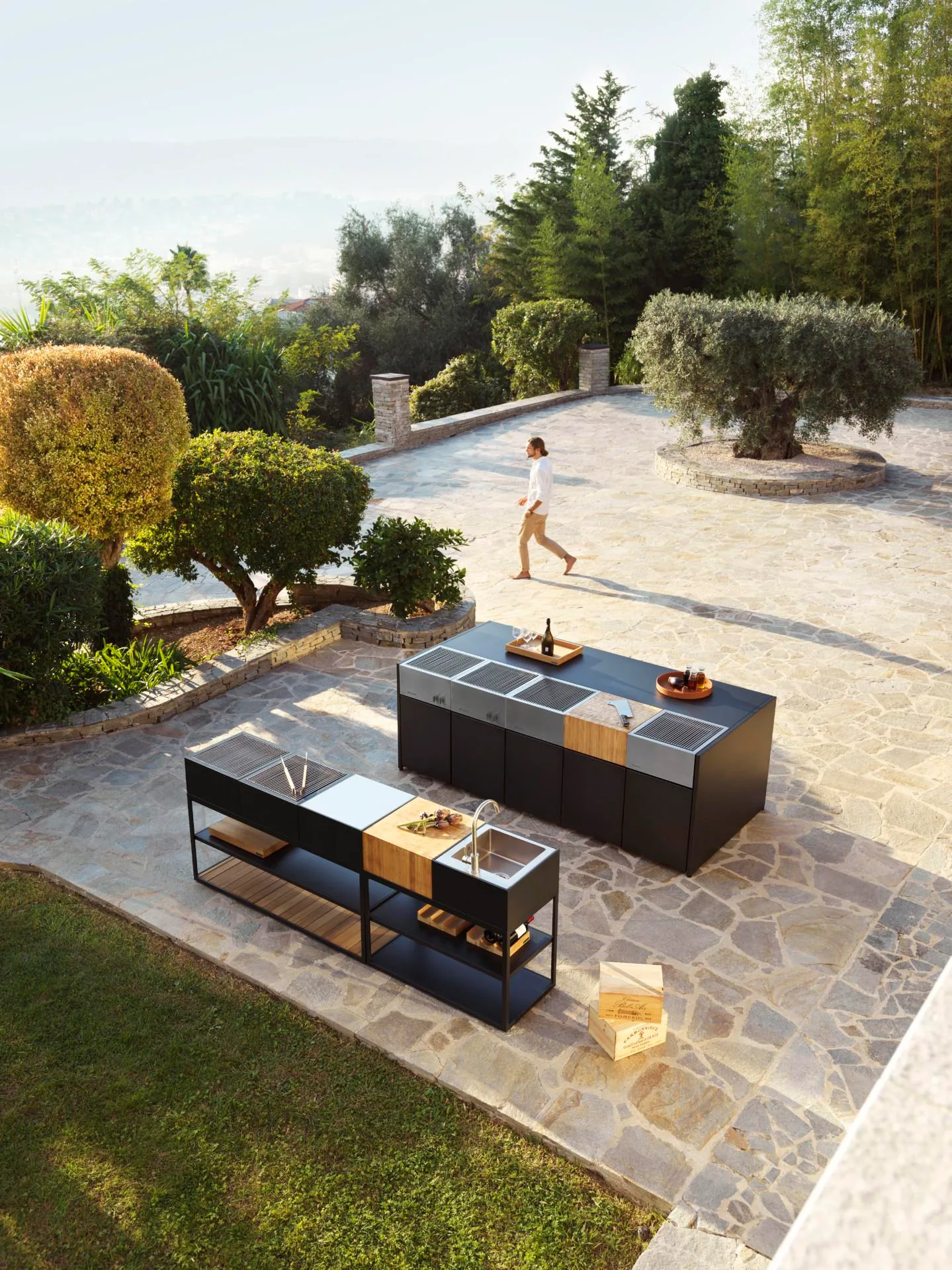 Röshults OPEN KITCHEN -frame 100 cm, anthracite - Image 6