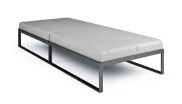 Röshults GARDEN EASY -daybed, harmaa
