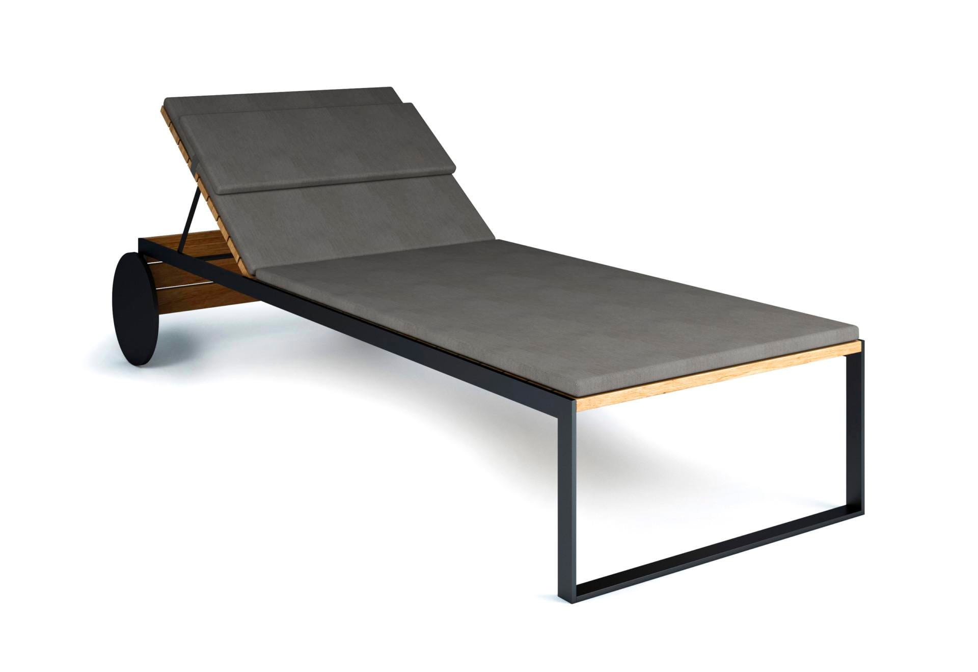 Röshults GARDEN -lounger's cushion, dark taupe