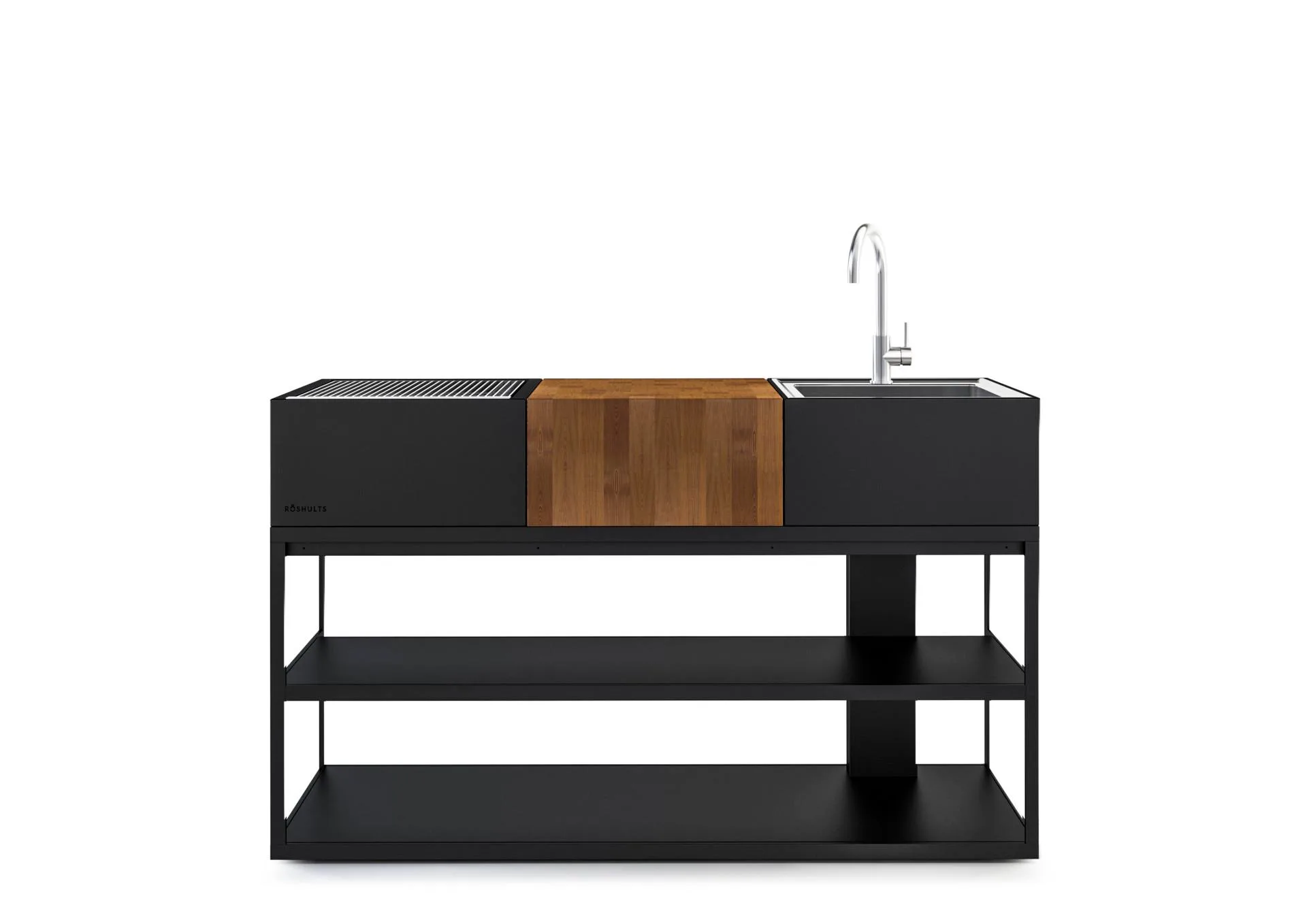 Röshults OPEN KITCHEN -frame 150 cm, anthracite - Image 2
