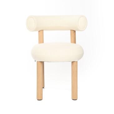 Tom Dixon FAT dining chair, wooden legs