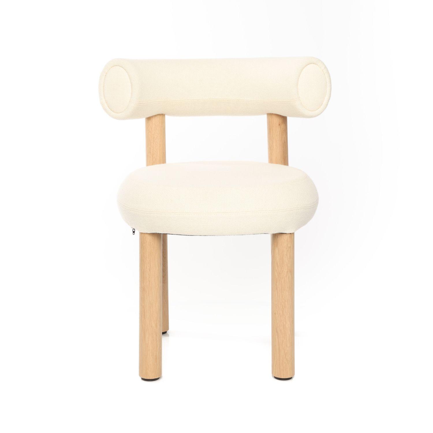 Tom Dixon FAT dining chair, wooden legs