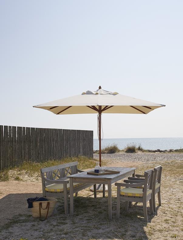 Fritz Hansen MESSINA-aurinkovarjo 270x270cm, valkoinen - Image 3