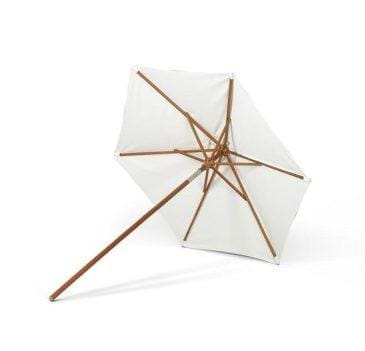 Fritz Hansen MESSINA-aurinkovarjo Ø210cm kallistusmekanismilla, valkoinen