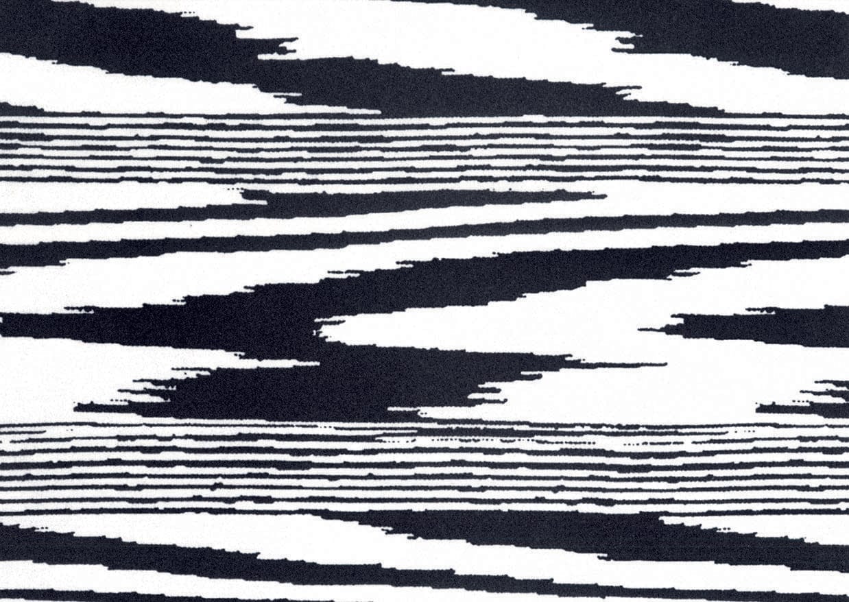 Missoni Home Fiamma flock - tapetti, mustavalkoinen - Image 3