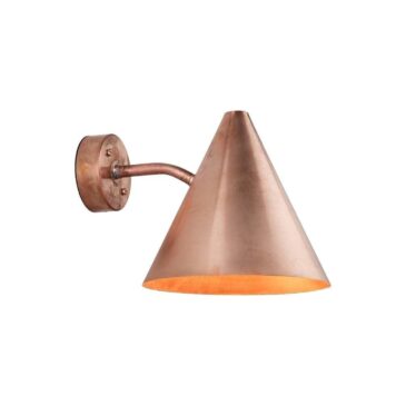 Örsjö TRATTEN-seinävalaisin, kiinteä LED, kupari
