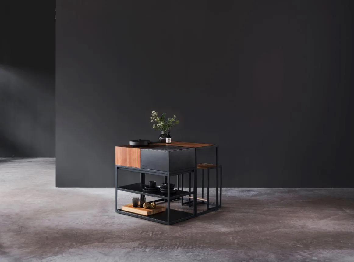 Röshults OPEN KITCHEN -frame 100 cm, anthracite - Image 4
