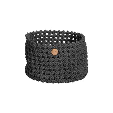 Cane-line SOFT ROPE -kori Ø50 cm, tummanharmaa