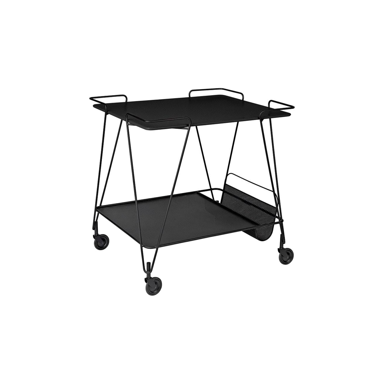 GUBI MATEGOT trolley, black