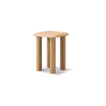 Fredericia ISLETS -side table, 40x40 cm, light oiled oak