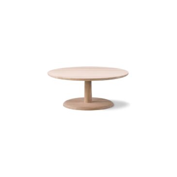 Fredericia PON coffee table Ø 90 cm, soaped oak