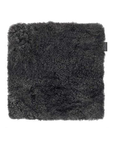 Skinnwille CURLY -istuinpäällinen, 40x40cm, tummanharmaa