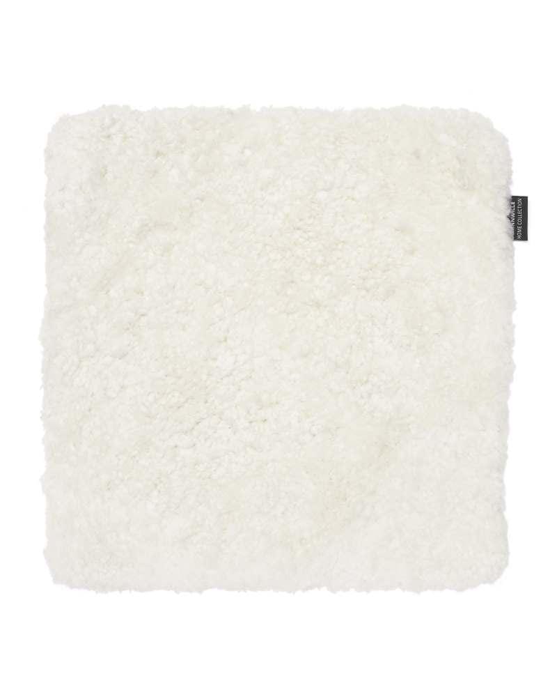 Skinnwille CURLY -istuinpäällinen, 40x40 cm, valkoinen