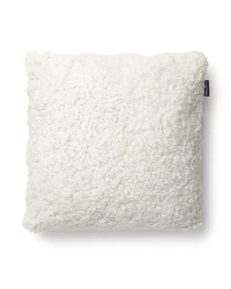 Skinnwille CURLY -tyynynpäällinen, 45x45 cm, valkoinen
