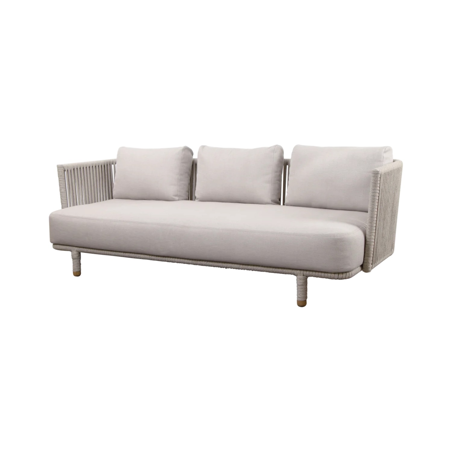 Cane-line MOMENTS sofa, sand