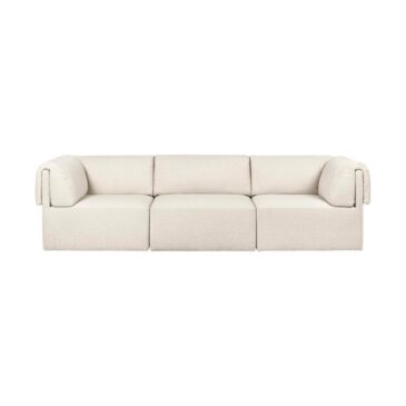 GUBI WONDER -sofa, 3-seater, white
