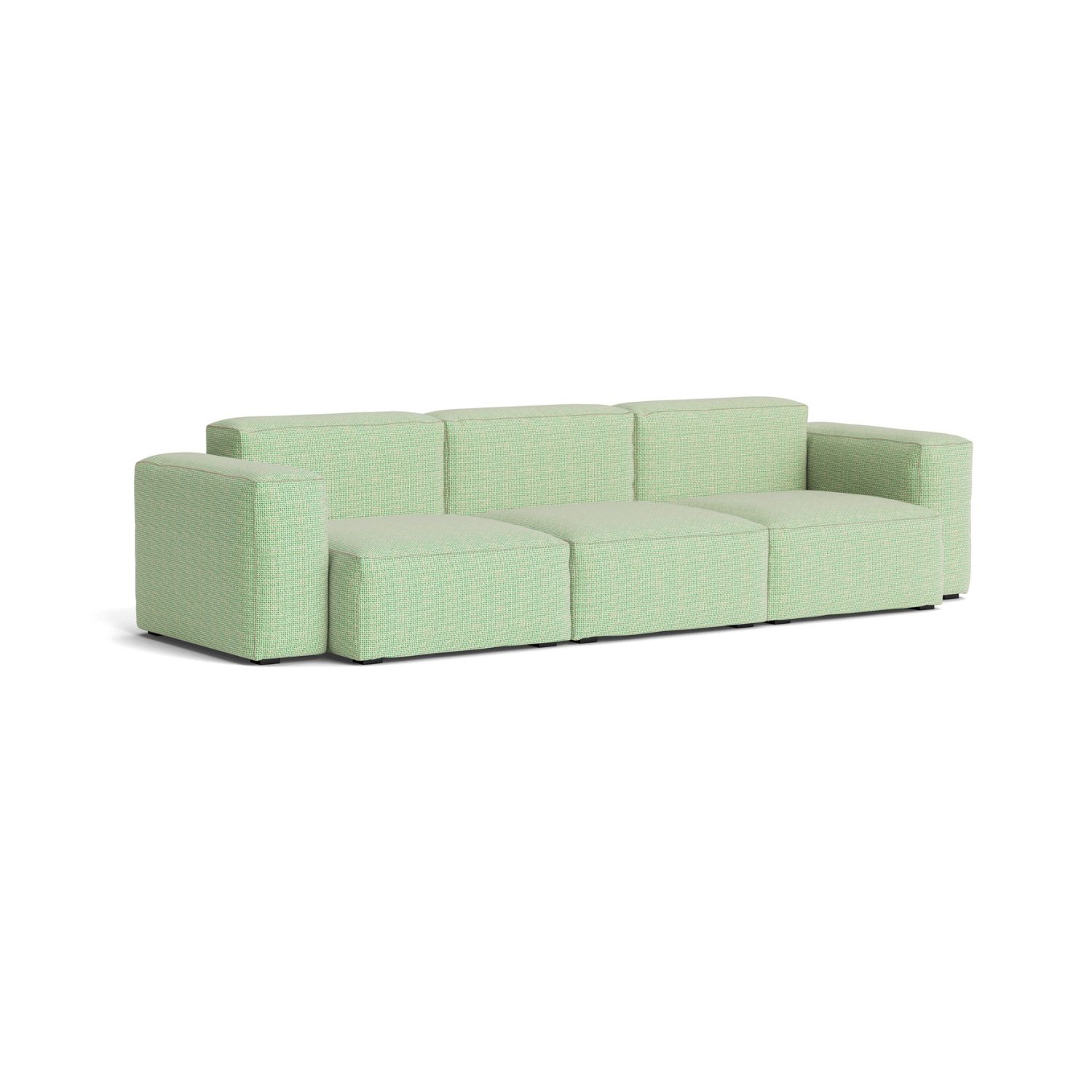 HAY MAGS SOFT 3-seater sofa, low armrests, configuration 1
