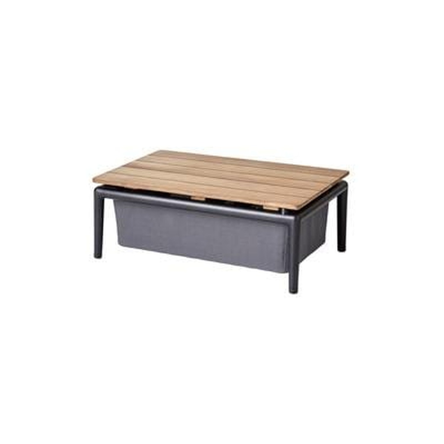 Cane-line CONIC - BOX table, dark grey