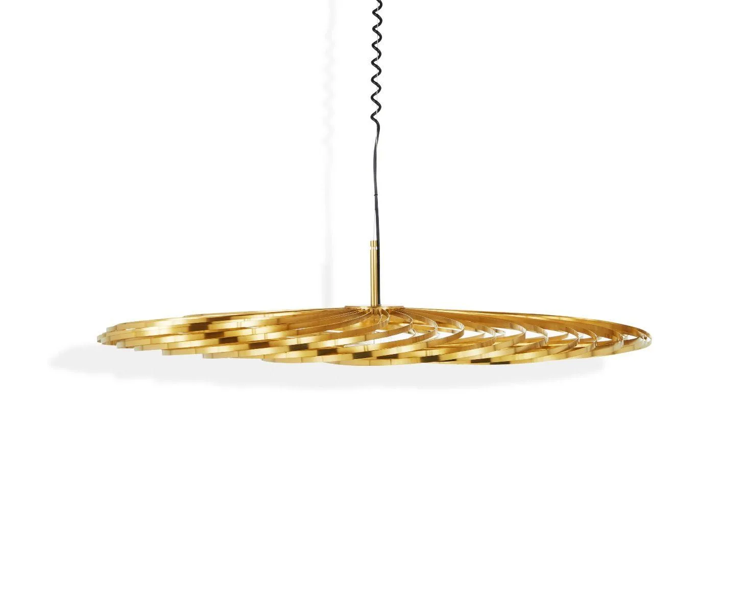 Tom Dixon SPRING -riippuvalaisin messinki, medium - Image 3