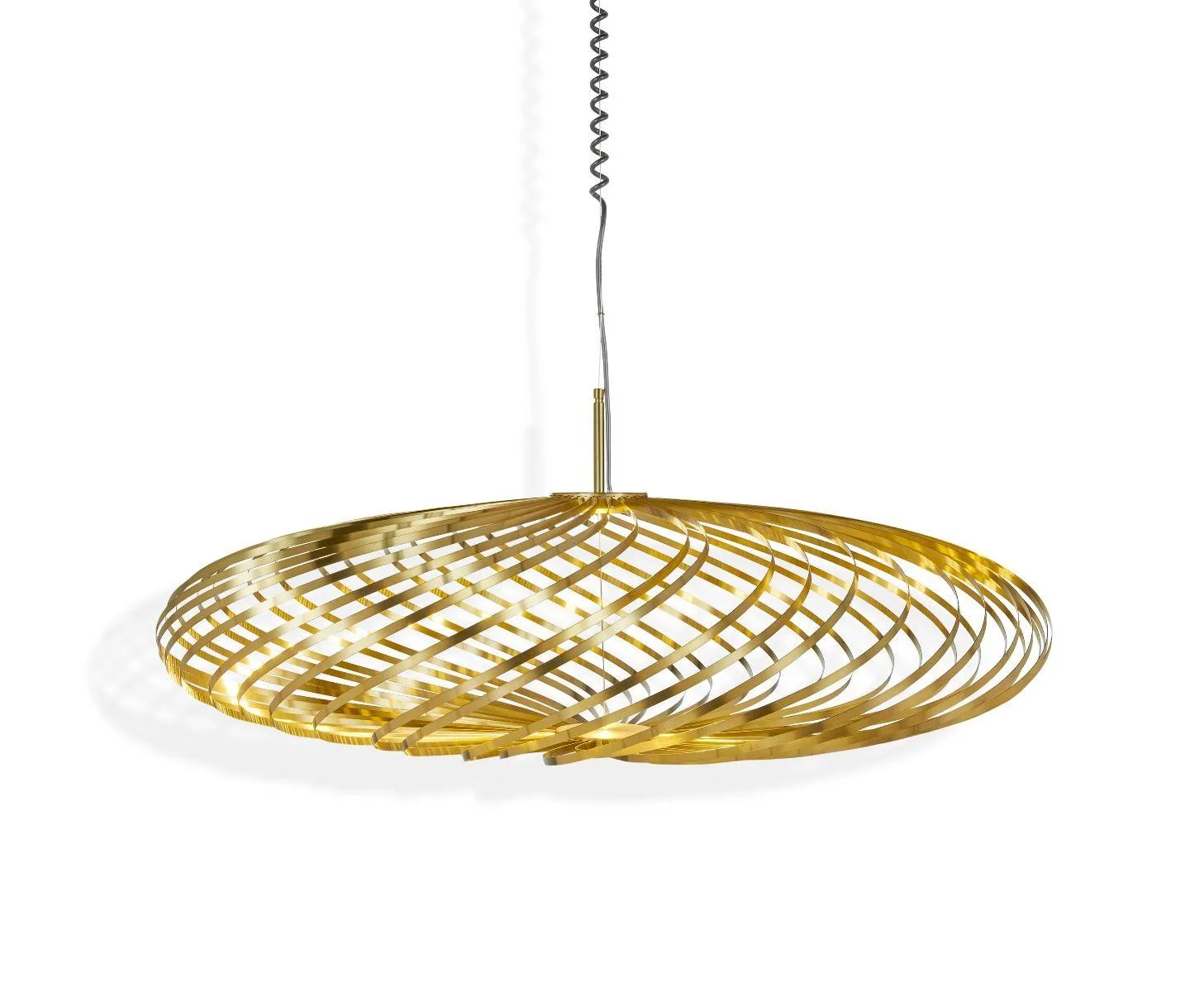 Tom Dixon SPRING -riippuvalaisin messinki, medium - Image 2