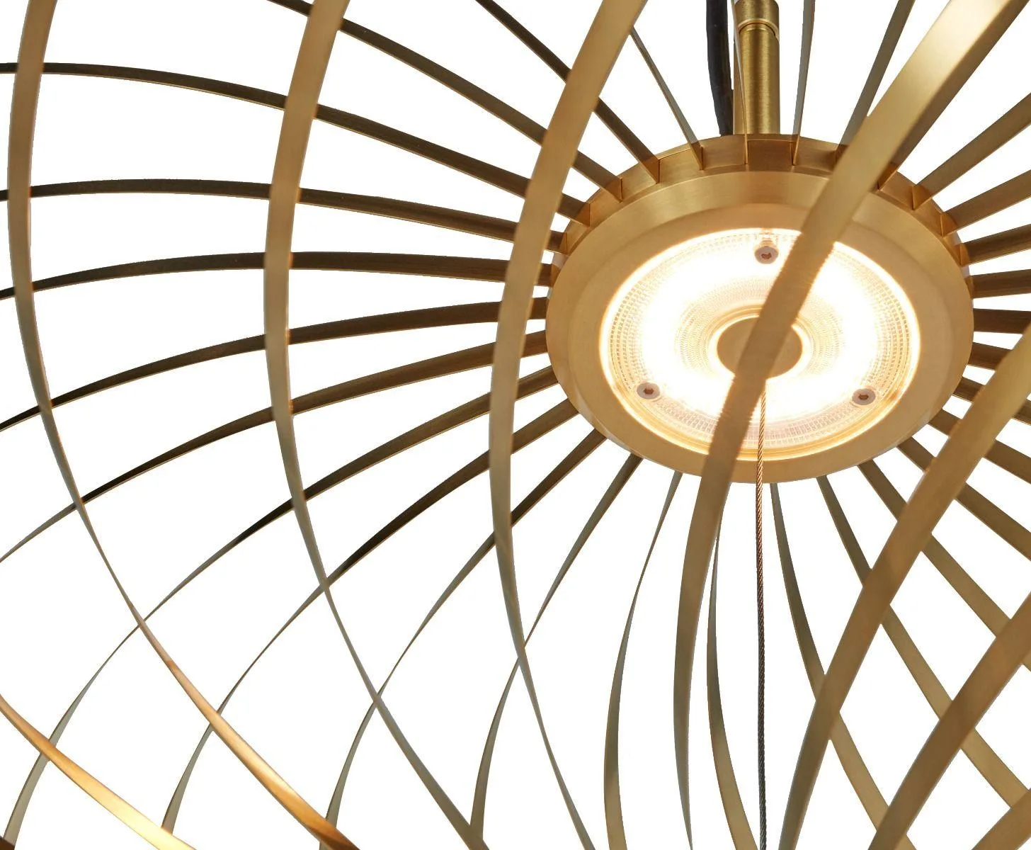 Tom Dixon SPRING -riippuvalaisin messinki, medium - Image 4
