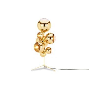 Tom Dixon MIRROR BALL LED -lattiavalaisin, kulta
