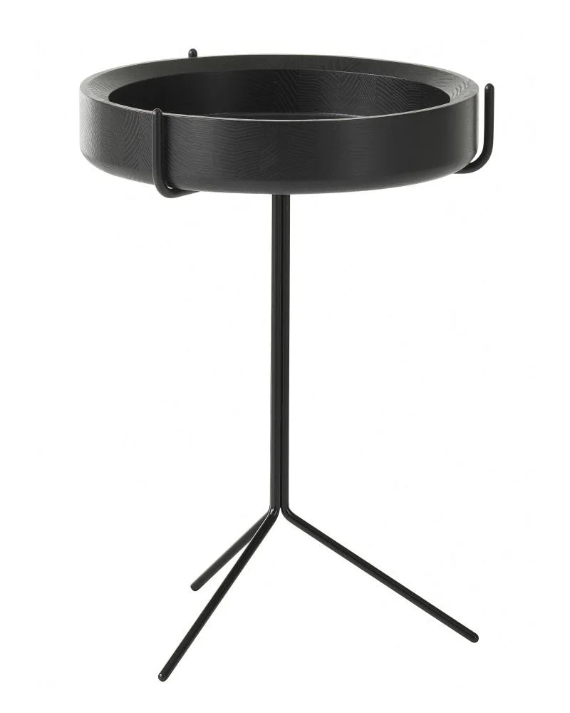 Swedese DRUM -pöytä, musta, 56 cm