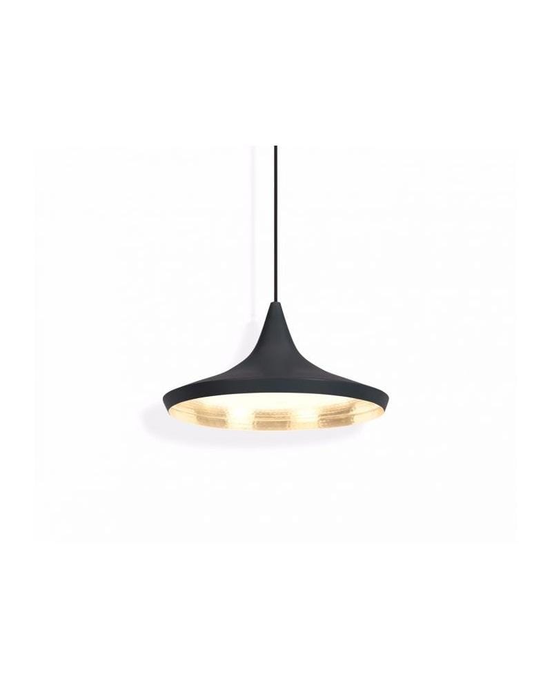 Tom Dixon BEAT WIDE -riippuvalaisin, musta metalli/messinki