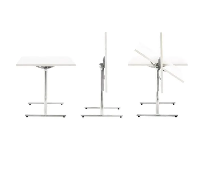 Howe TEMPEST FLIPTOP table, 180 x 80 cm, white / chrome - Image 3
