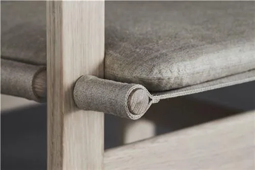 Fredericia CANVAS armchair, natural canvas / soaped oak - Image 4