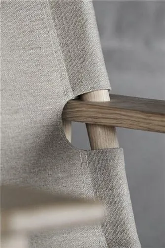 Fredericia CANVAS armchair, natural canvas / soaped oak - Image 5