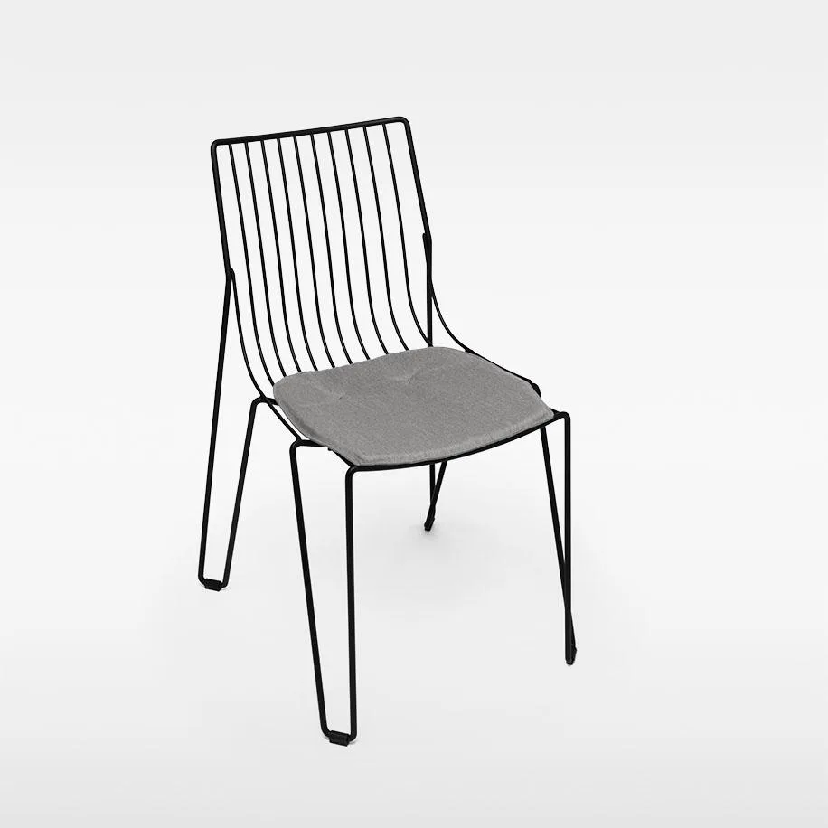 Massproductions TIO chair seat pad, Nature Grey - Image 2