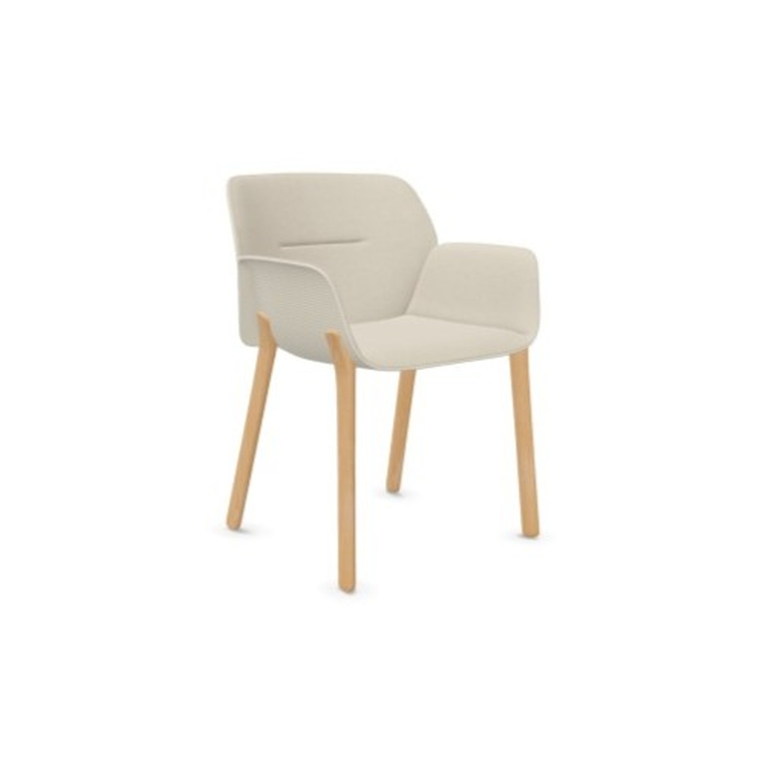 Andreu World NUEZ chair, front upholstered S02770