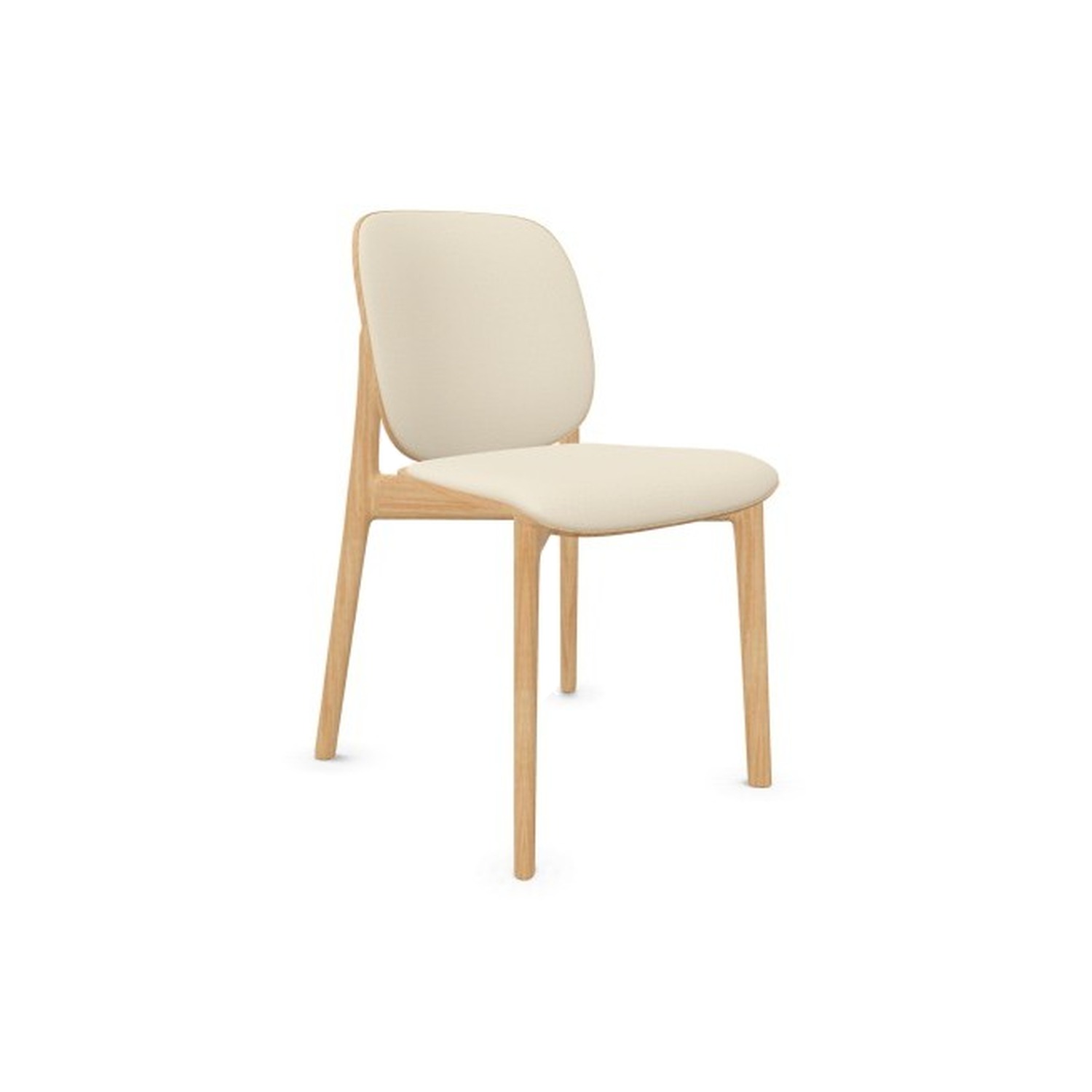 Andreu World SOLO chair, front upholstered SI3020