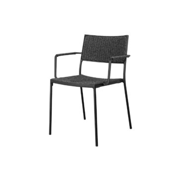 Cane-line LESS chair, dark grey