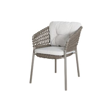 Cane-line OCEAN chair with cushions, taupe / light brown