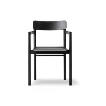 Fredericia POST chair, black lacquered oak