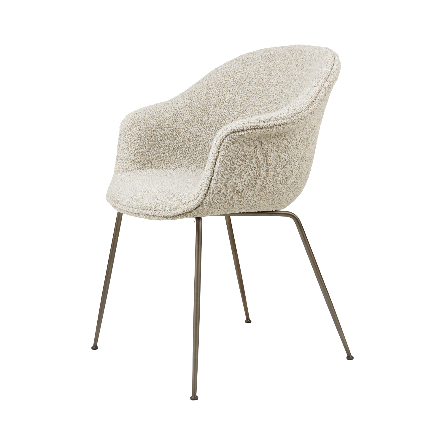 GUBI BAT dining chair, fully upholstered